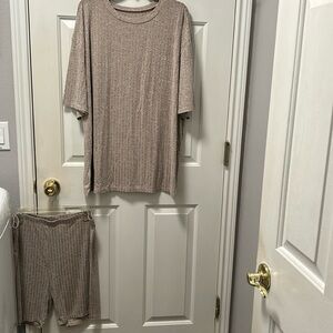 Shein Curve Short Pajama Set Size 3X